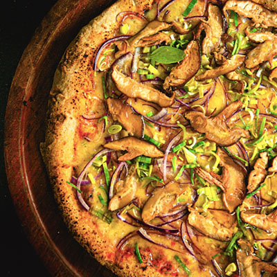 Skipper Pizza - Mussarela, cogumelo shitake e alho poró 30cm